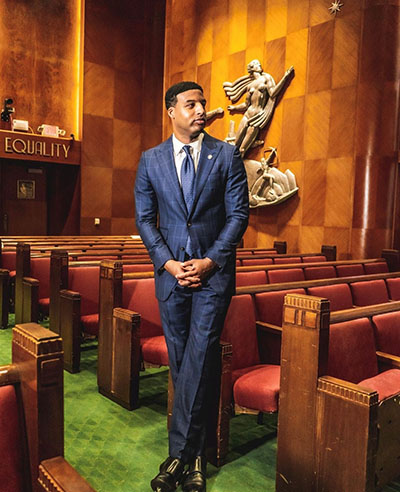 Council Member Edward Pollard in City Council Chambers