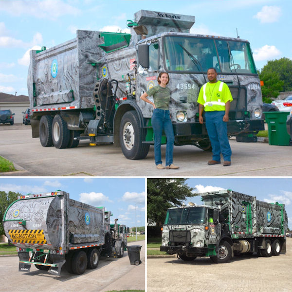 Art Recycle Truck Graphic