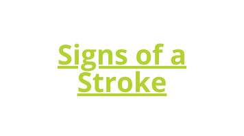 Signs of a Stroke