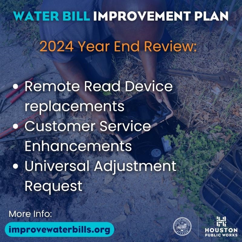 Water Bill Improvement Plan