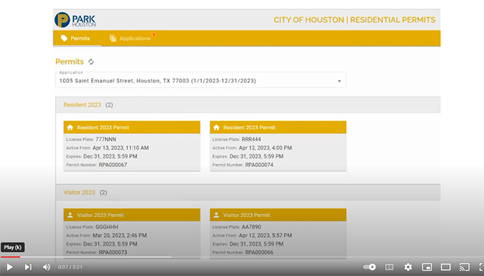 How to Add a License Plate to a Visitor or Service Provider Permit 